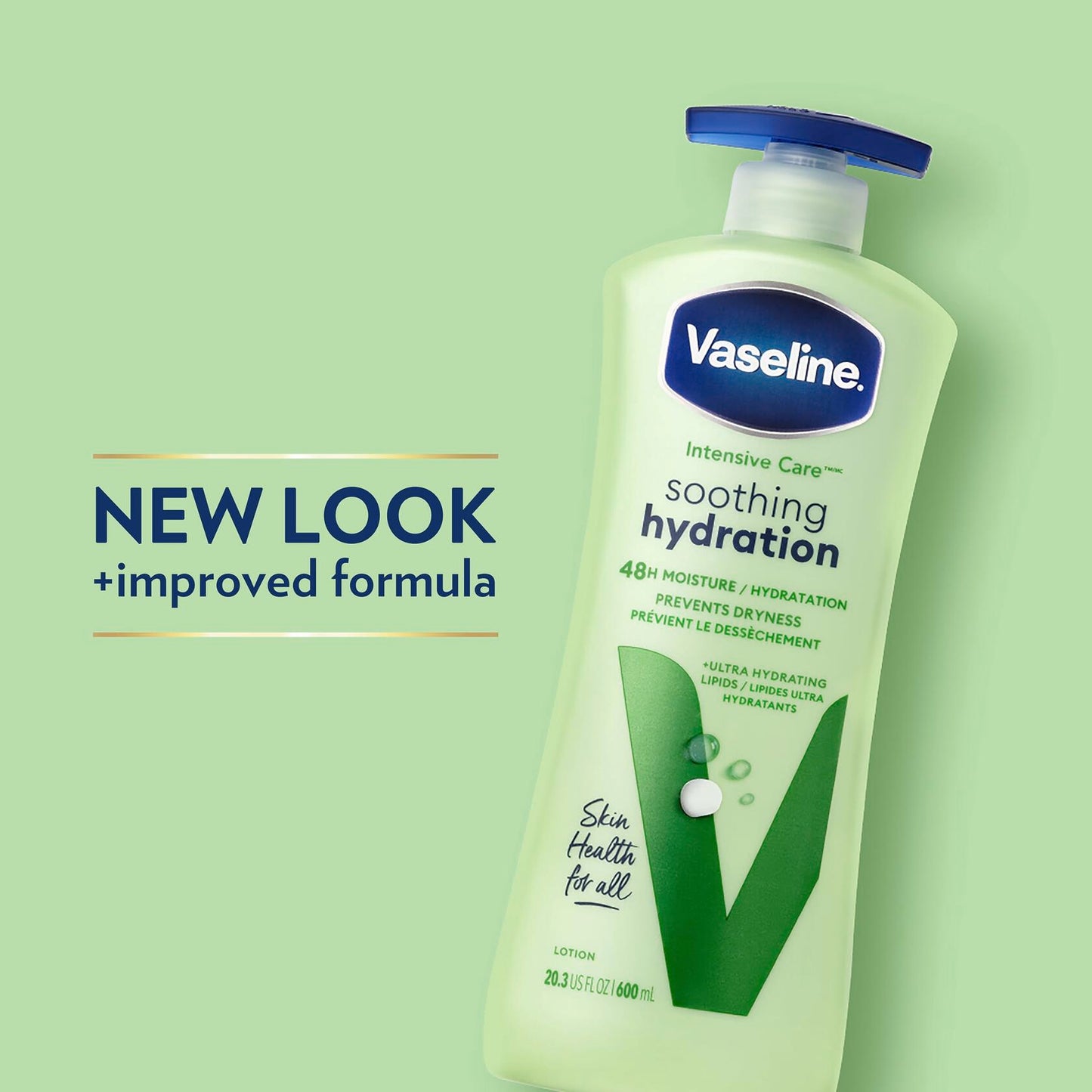 Vaseline Intensive Care Body Lotion Soothing Hydration for Dry Skin 20.3 oz