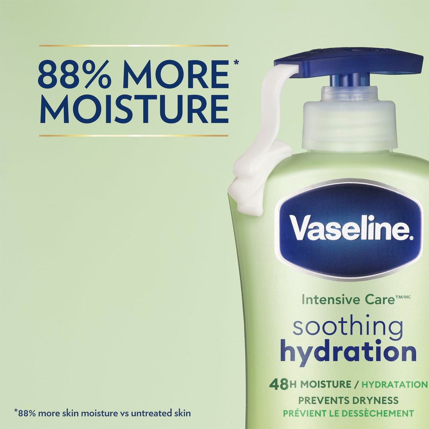Vaseline Intensive Care Body Lotion Soothing Hydration for Dry Skin 20.3 oz