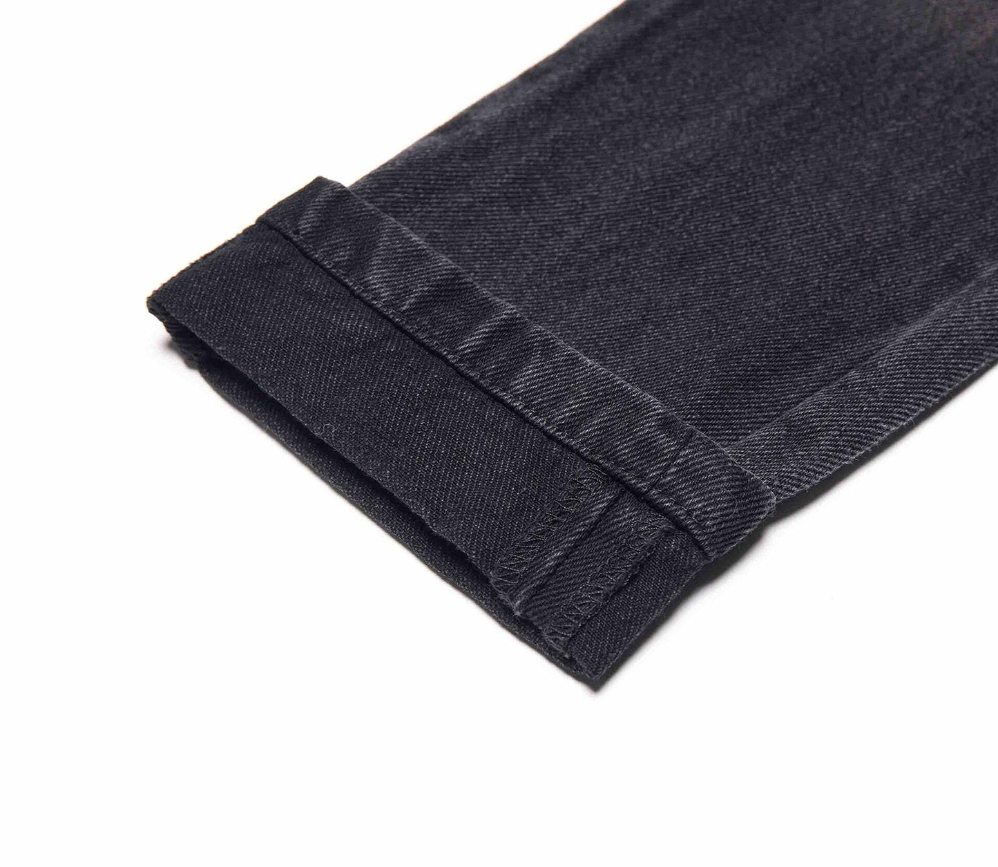 Bienzoe Boys Adjustable Waist Black Ripped Slim Denim Jeans Size 6