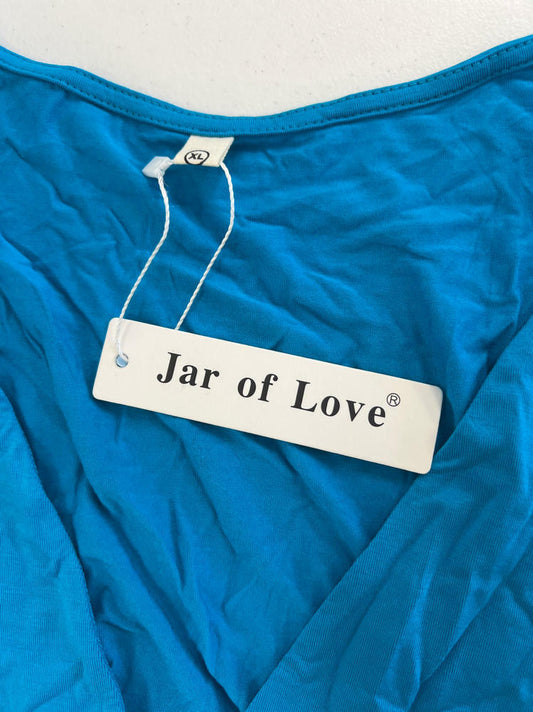 Jar of Love Light Blue Sun Dress Sarong Coverup Size XL