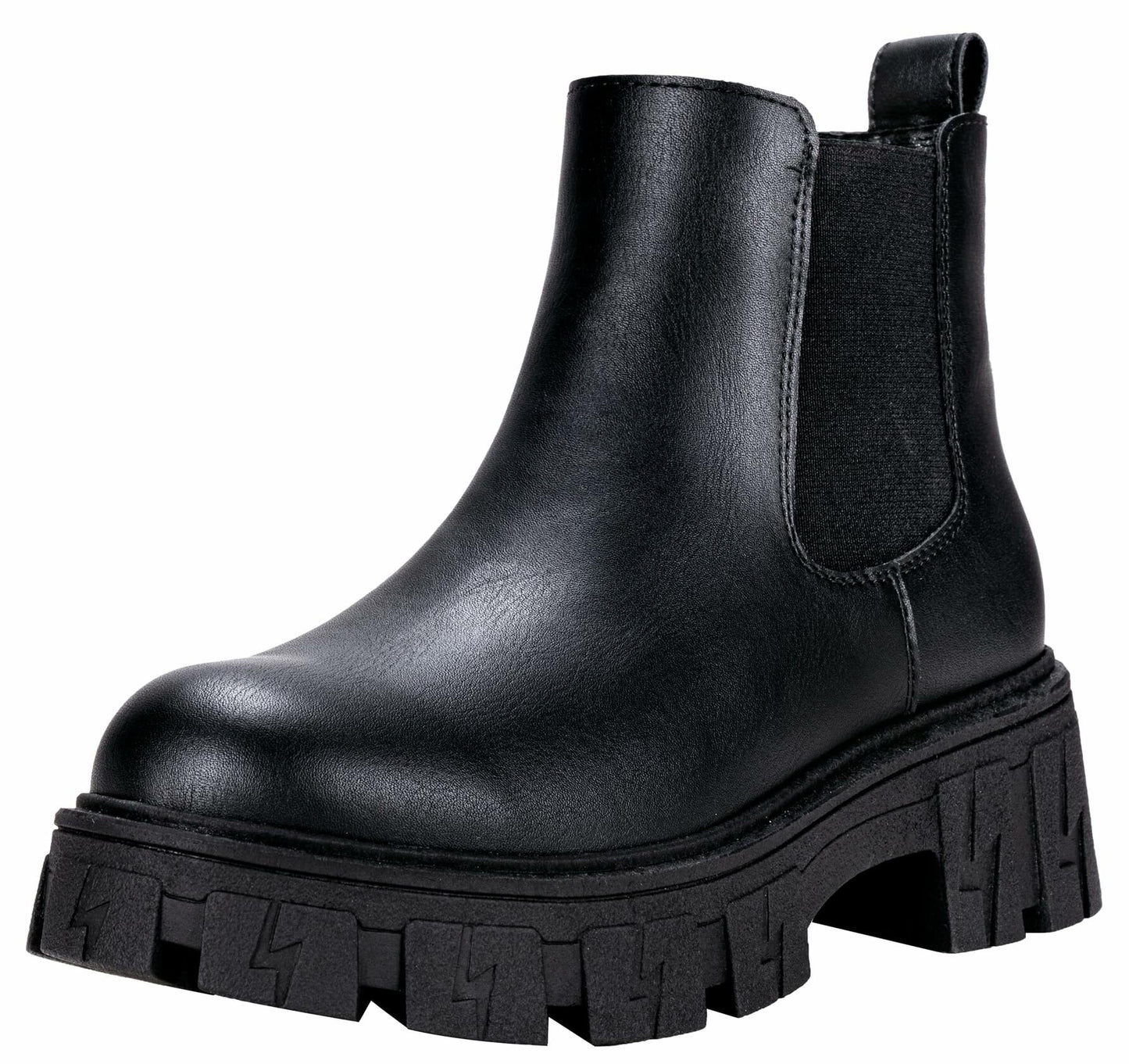 Jeossy Women's Nude Chelsea Combat Boots DJY9620, Platform, Size 9