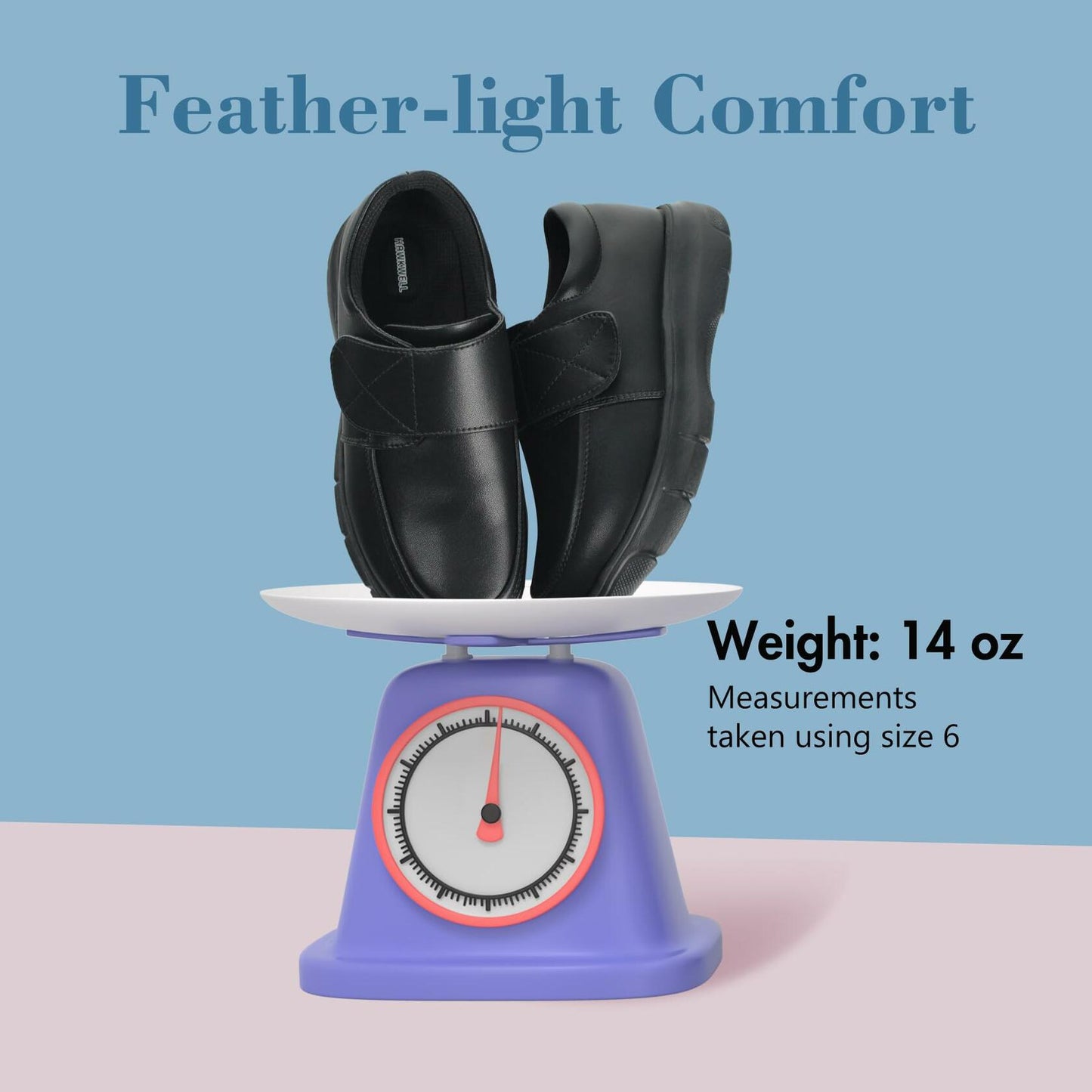 Hawkwell Women's Strap Lightweigh ,Black Synthetic,5 M US