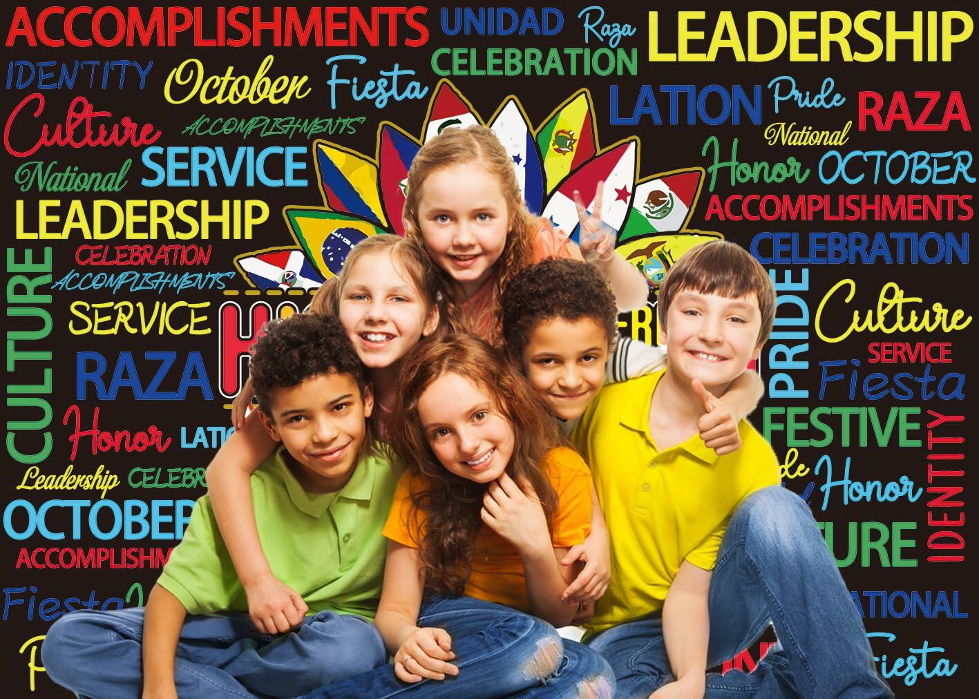 Hispanic Heritage Month Backdrop 7x5FT Classroom Photography Background