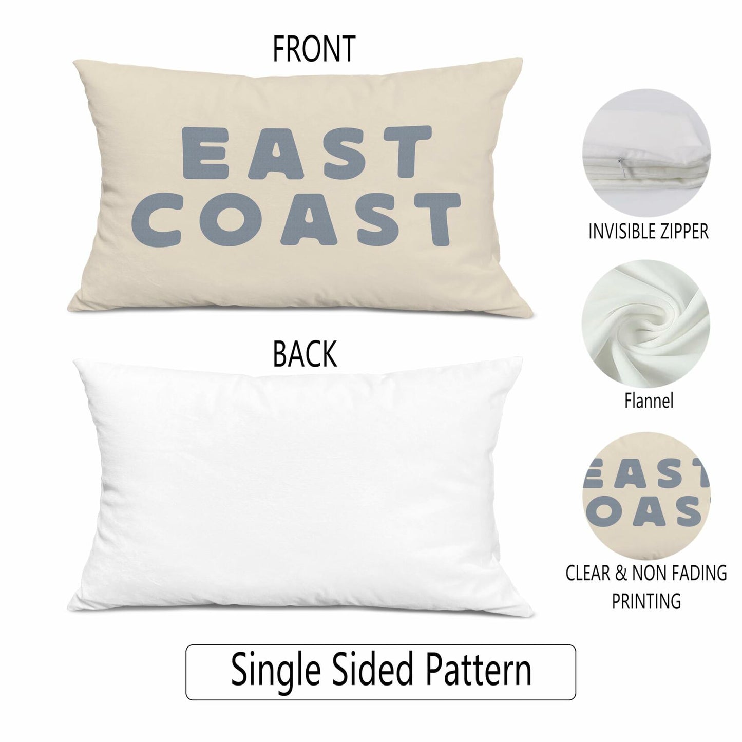 okaxscm Coastal Cowgirl Western Pillow Covers 20x12 Set of 2 Lumbar Throw