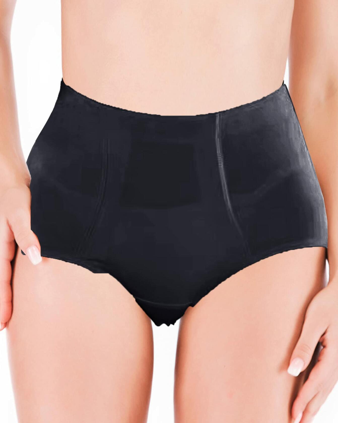 VENDAU Silicone Butt Pads Padded Panties Butt Enhancer Hip Shapewear Black S