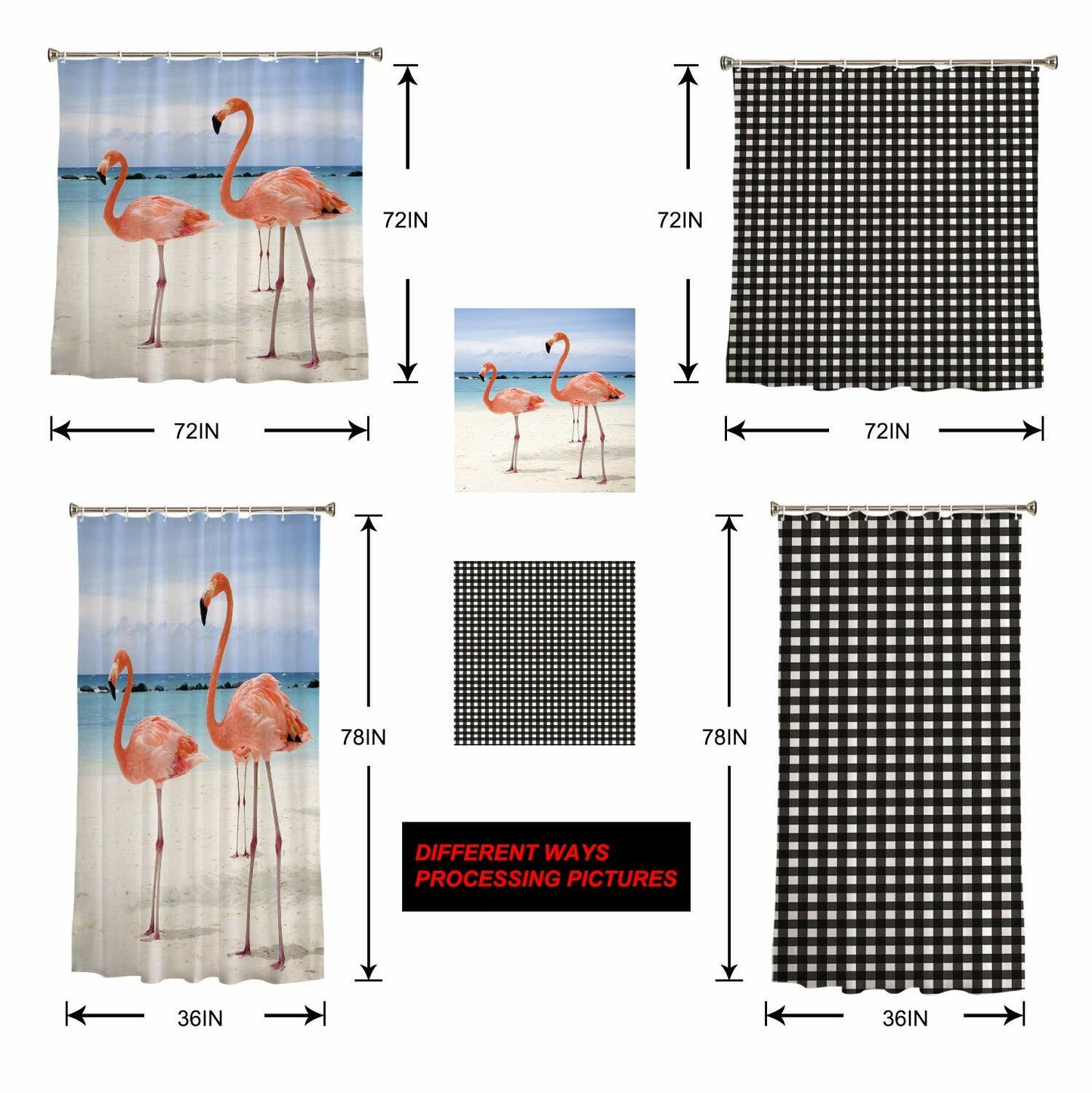 Christmas Snowman Shower Curtain 72x72in Waterproof Fabric Farmhouse 12 Hooks
