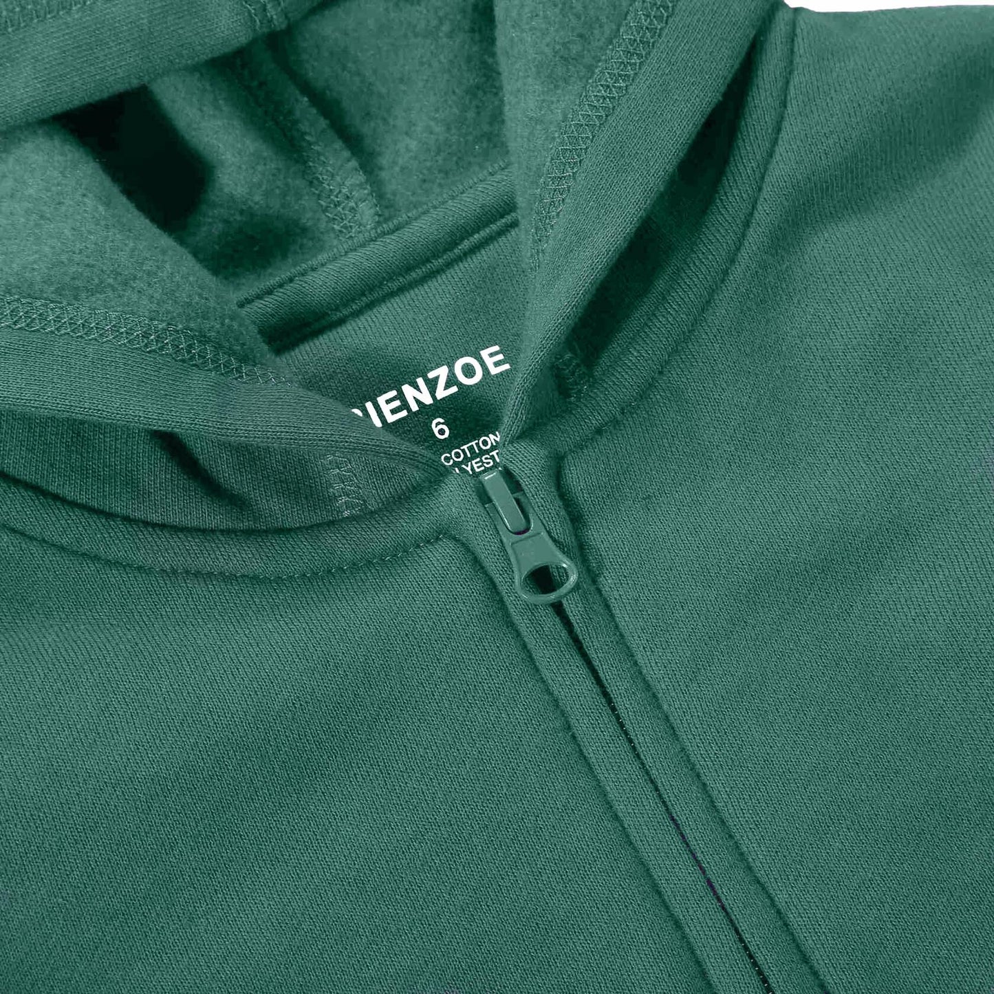 Bienzoe Girls Full Zip Hoodie Pink Soft Fleece School Uniform Size 16