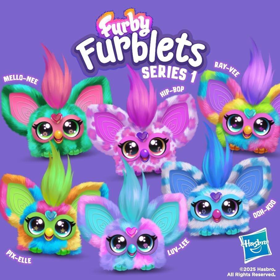 Hasbro Furby Furblets Hip-Bop Mini Friend 45+ Sounds Electronic Plush Toy