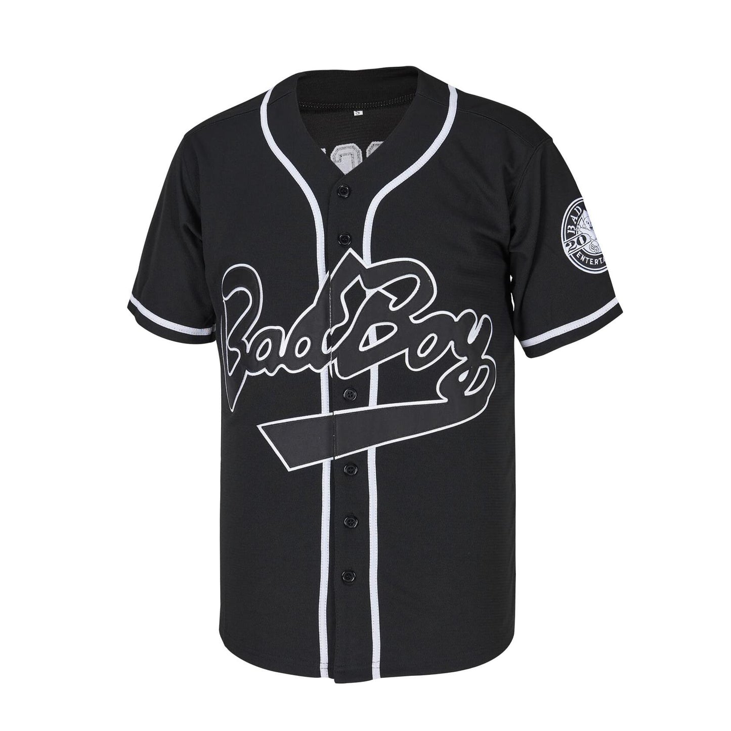 ACAIL Biggie Bad Boy Movie Baseball Jersey Stitched Black Size M