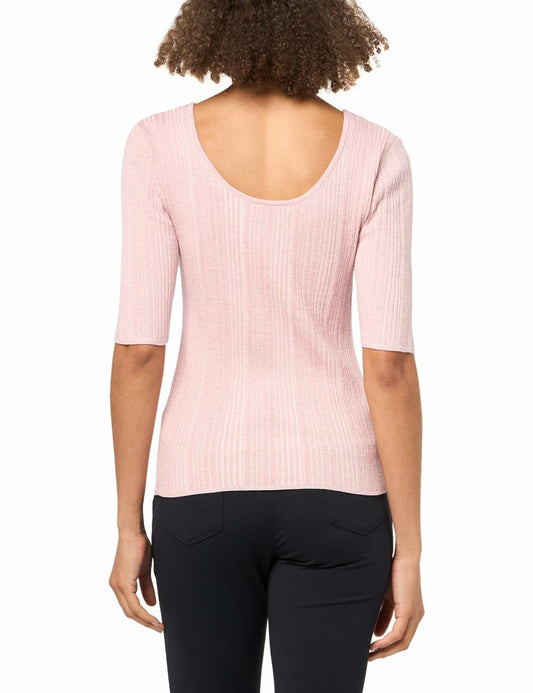 Majestic Filatures Women's Noir Linen Tee Black, Size M