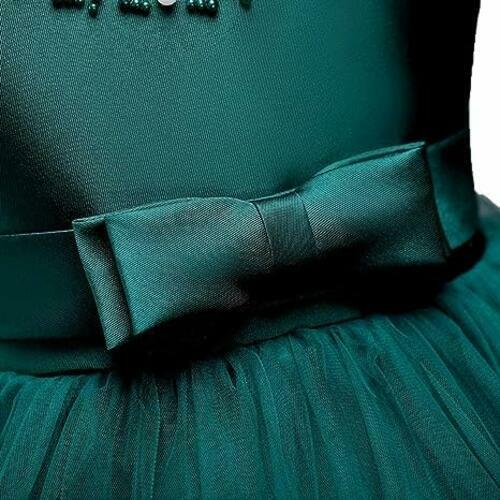 guchoo Girls Christmas Flower Dress Green Size 70 Special Occasion