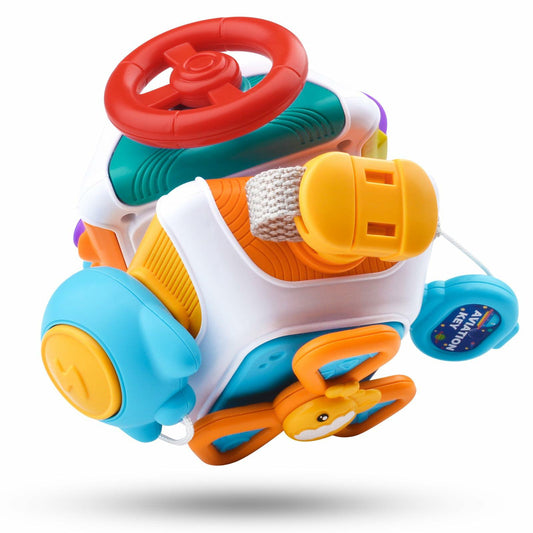 Montessori Busy Cube Sensory Toddler Toy Educational Activity Age 2-4