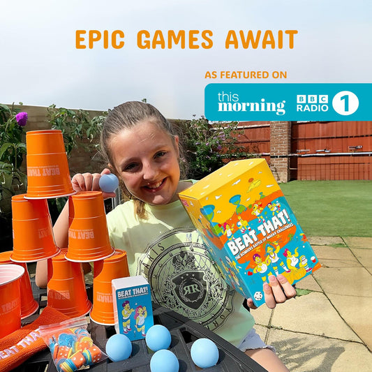 Gutter Games Beat That! The Bonkers Battle of Wacky Challenges Family Game