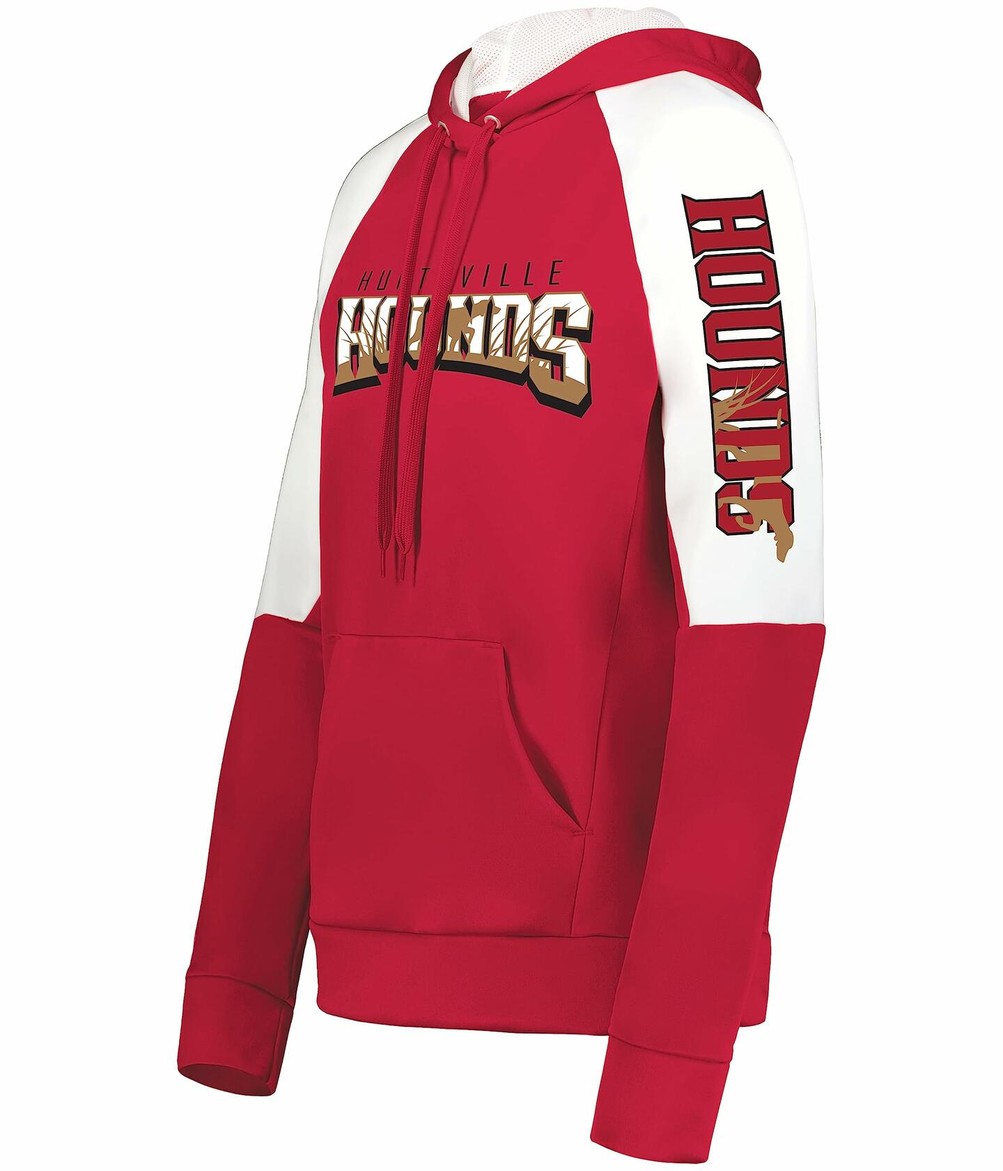 Holloway Women's Momentum Team Fleece Hoodie Royal White - Size XXL