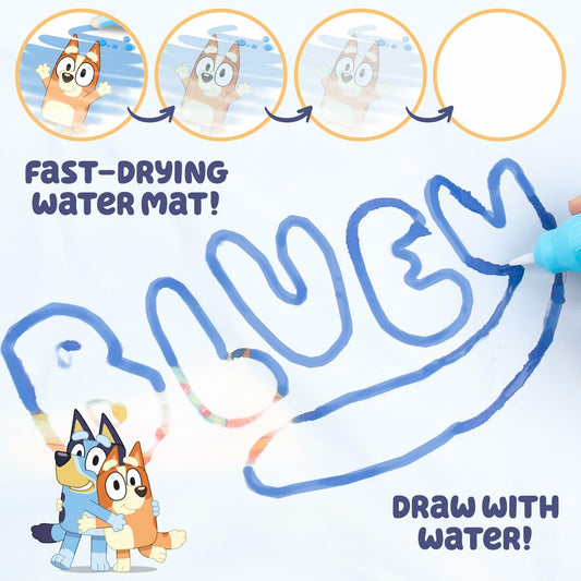 Bluey Water Mat Splash Pad Outdoor Toy 39"x27.6" Multi