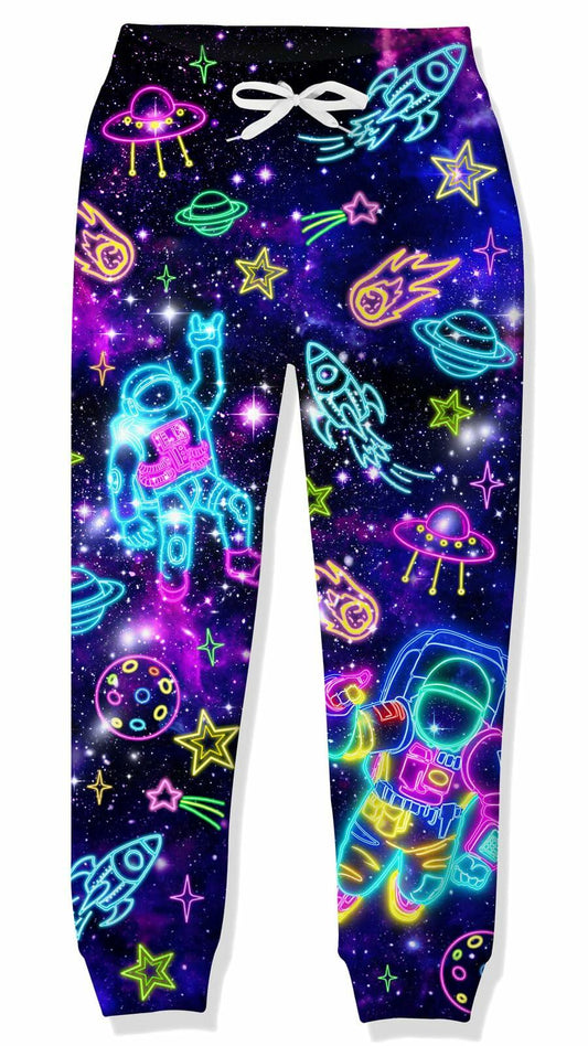 Kids Jogger Pants Tie Dye Volleyball Print Casual Sport Trousers Size 6-7