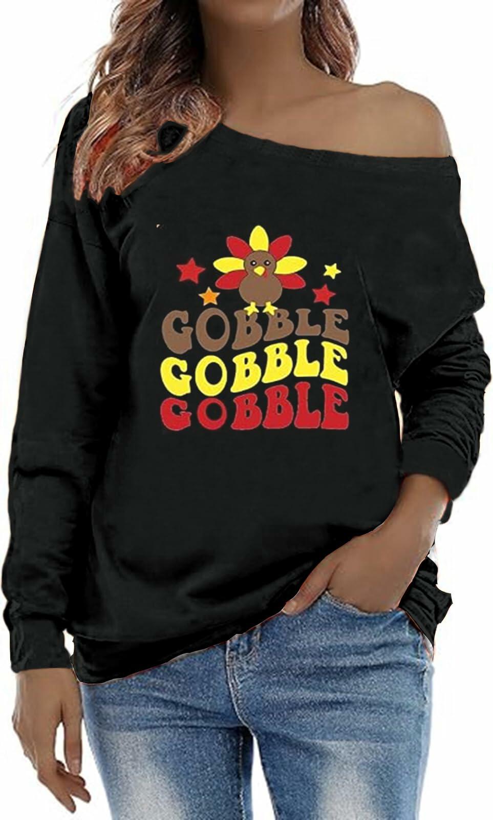 Roshop Women's BCTU Off Shoulder Baggy Long Sleeve Sweatshirt Size 3XL