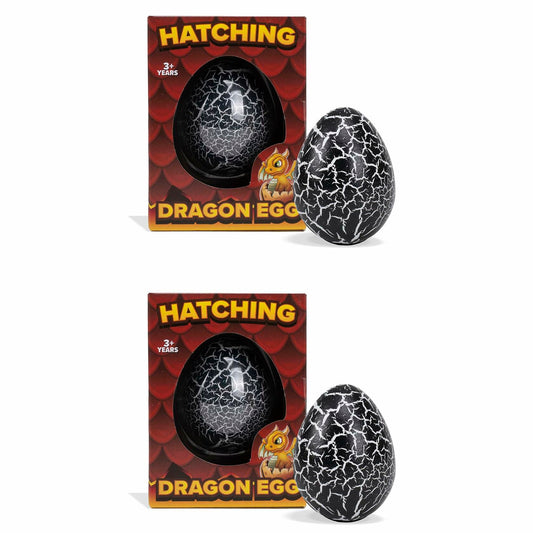Class Collections Surprise Growing Dragon Hatch Egg Kids Toy Pack of 2 Brown