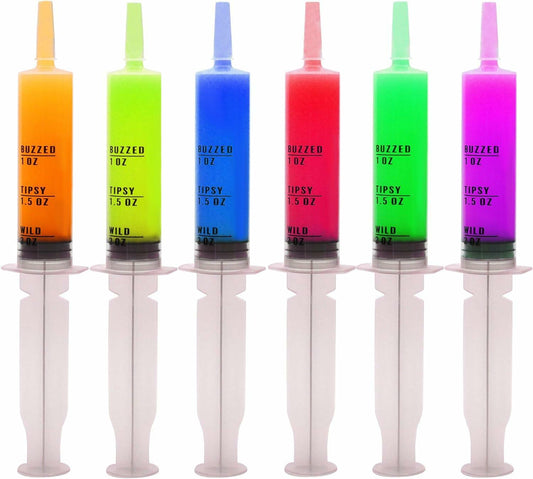 JOYIN 25-Pack 60ml Plastic Syringes with Easy-Grip Caps Reusable Tubes