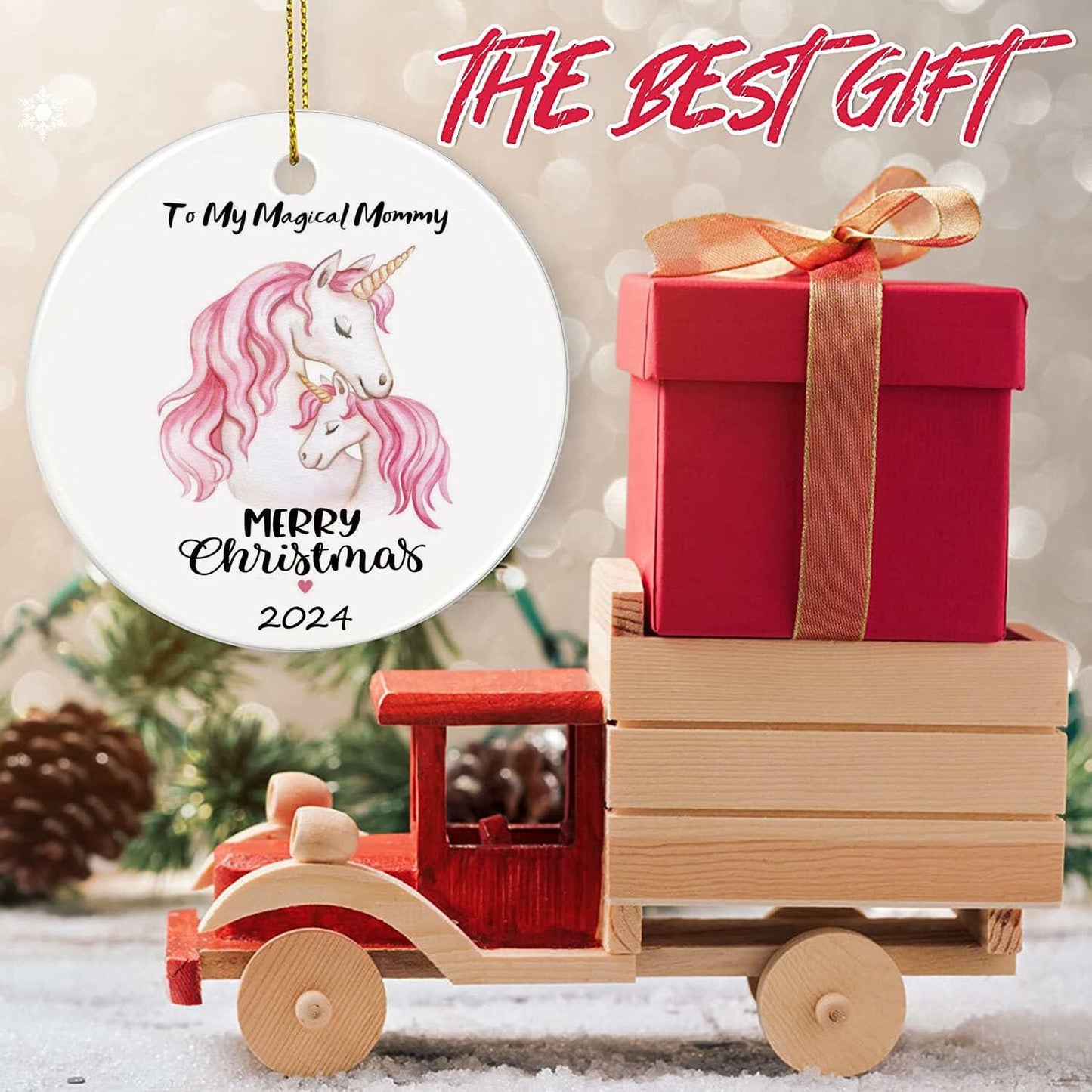 To My Magical Mommy - Christmas Ornament Gift