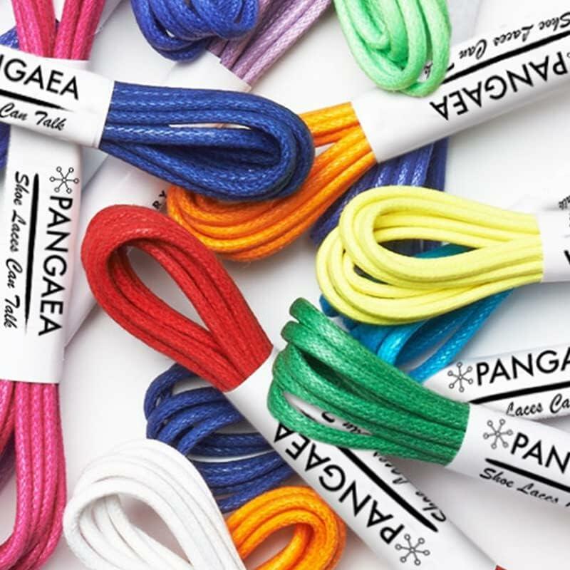 PANGAEA Waxed Round Oxford Shoe Laces #11 Royal Blue 26in 2-Pair