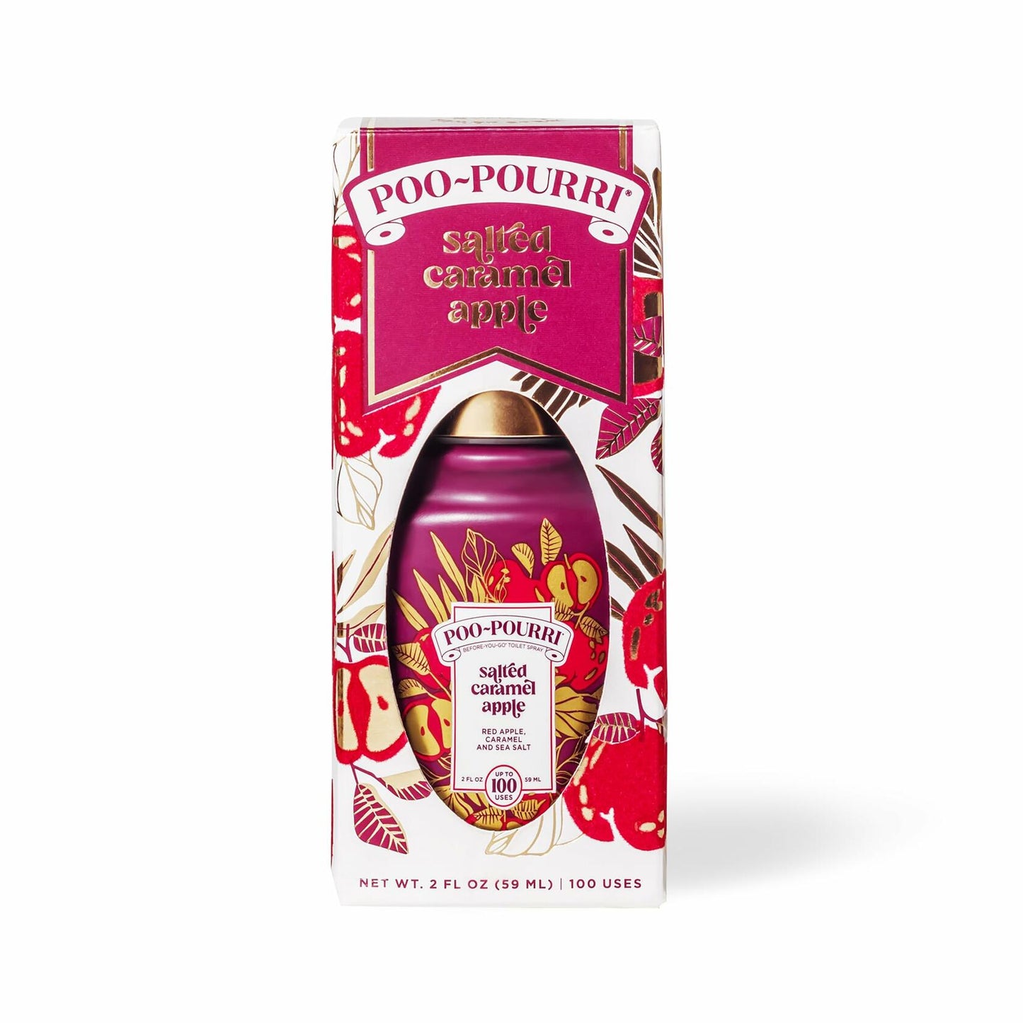 Poo-Pourri Before-You-Go Toilet Spray Salted Caramel Apple 2 Fl Oz