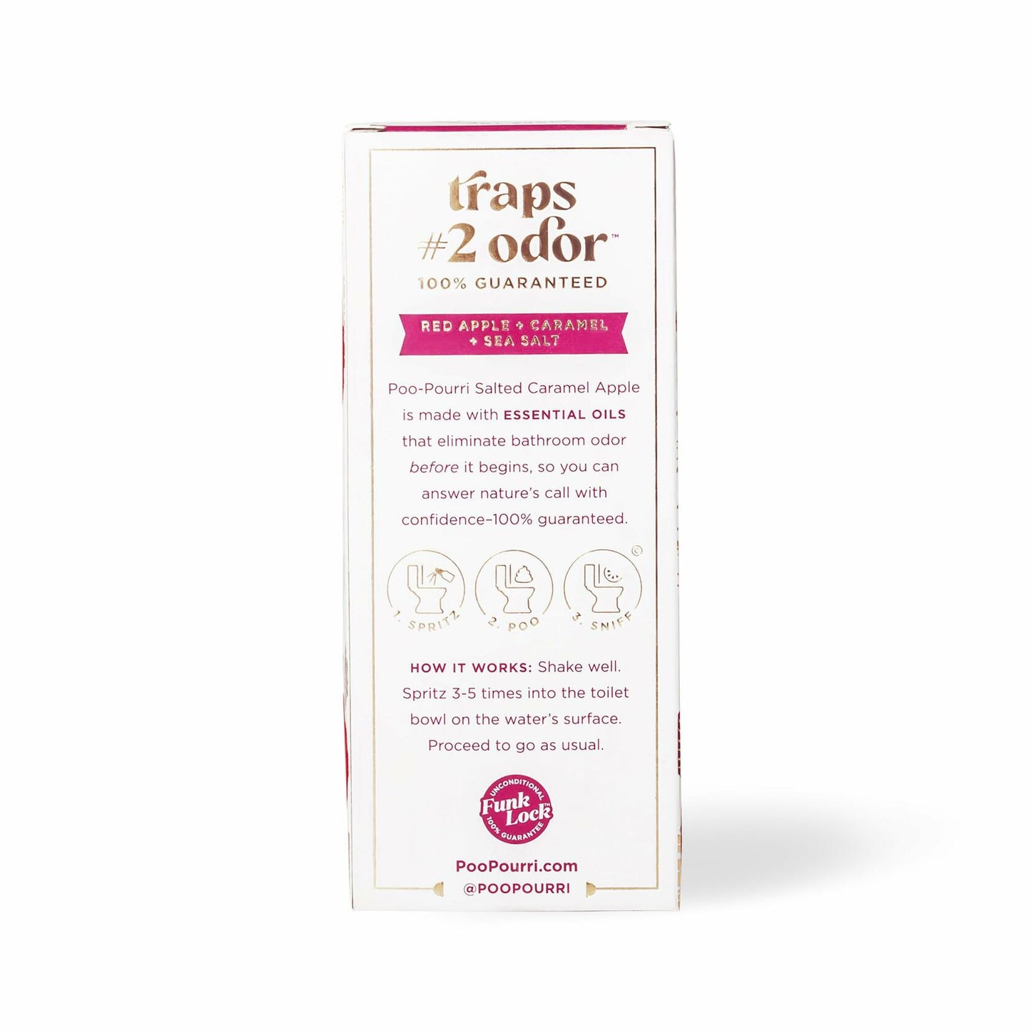 Poo-Pourri Before-You-Go Toilet Spray Salted Caramel Apple 2 Fl Oz