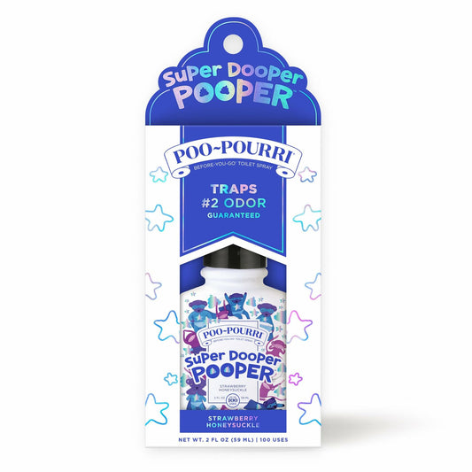 Baby-Pourri Super Dooper Pooper Odor Freshener Spray 2oz Strawberry Honeysuckle
