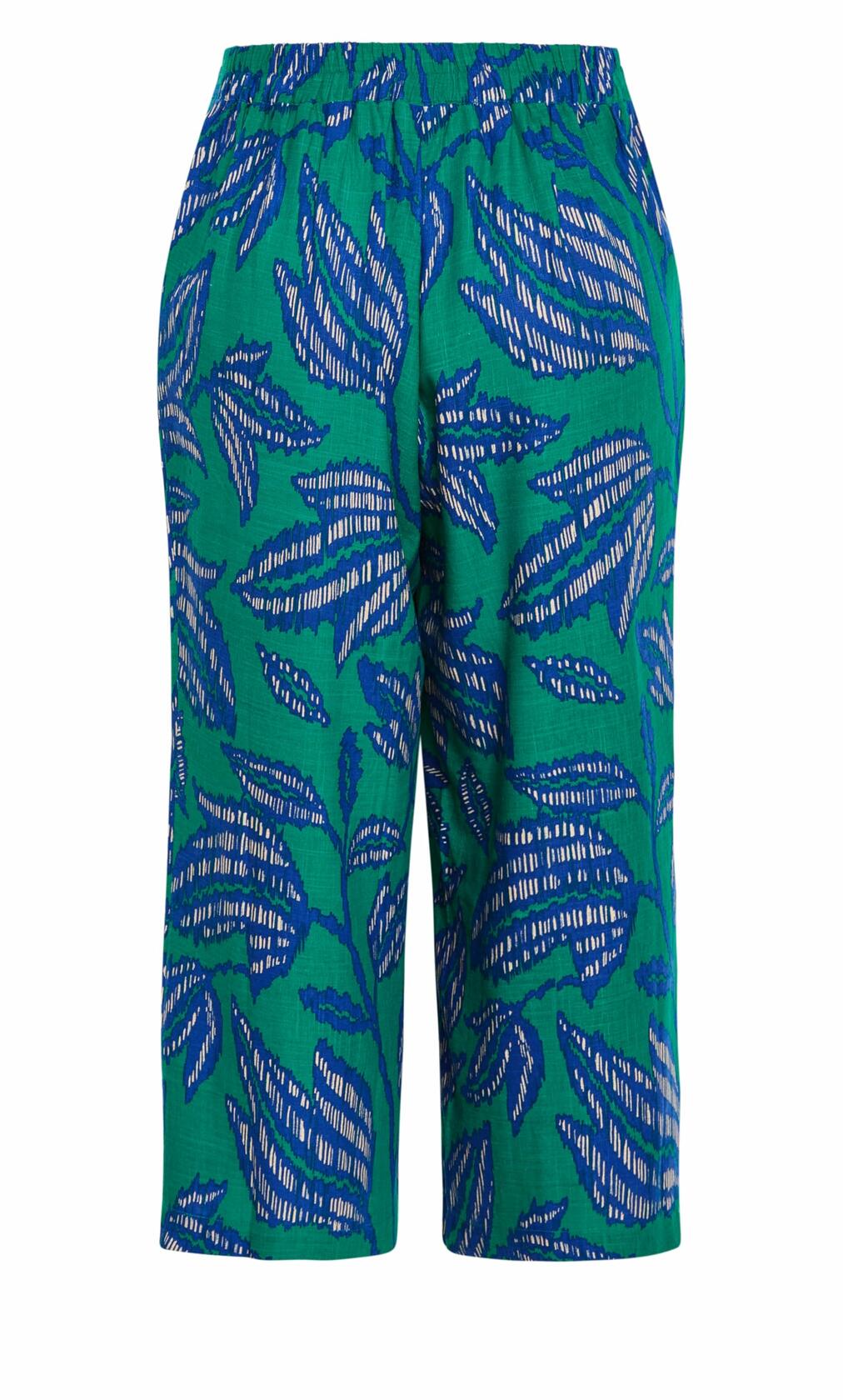 CITY CHIC Escapism Print Linen Blend Pants Size 26