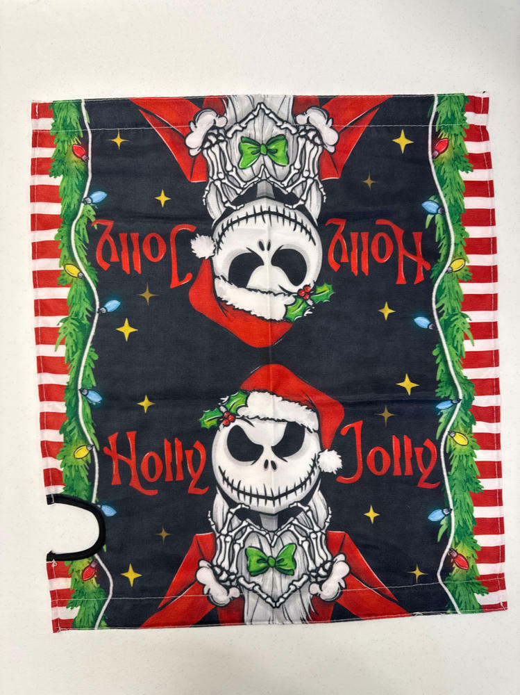 FBCOO Christmas Jack Mailbox Cover Magnetic 21x19in Red Green Xmas Decor