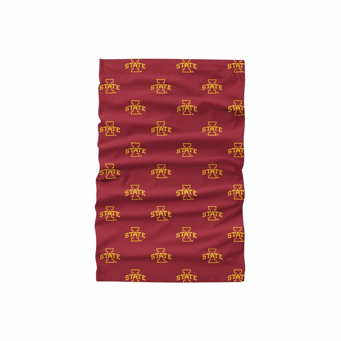 FOCO Iowa State Cyclones NCAA Mini Print Logo Gaiter Scarf Large Size L