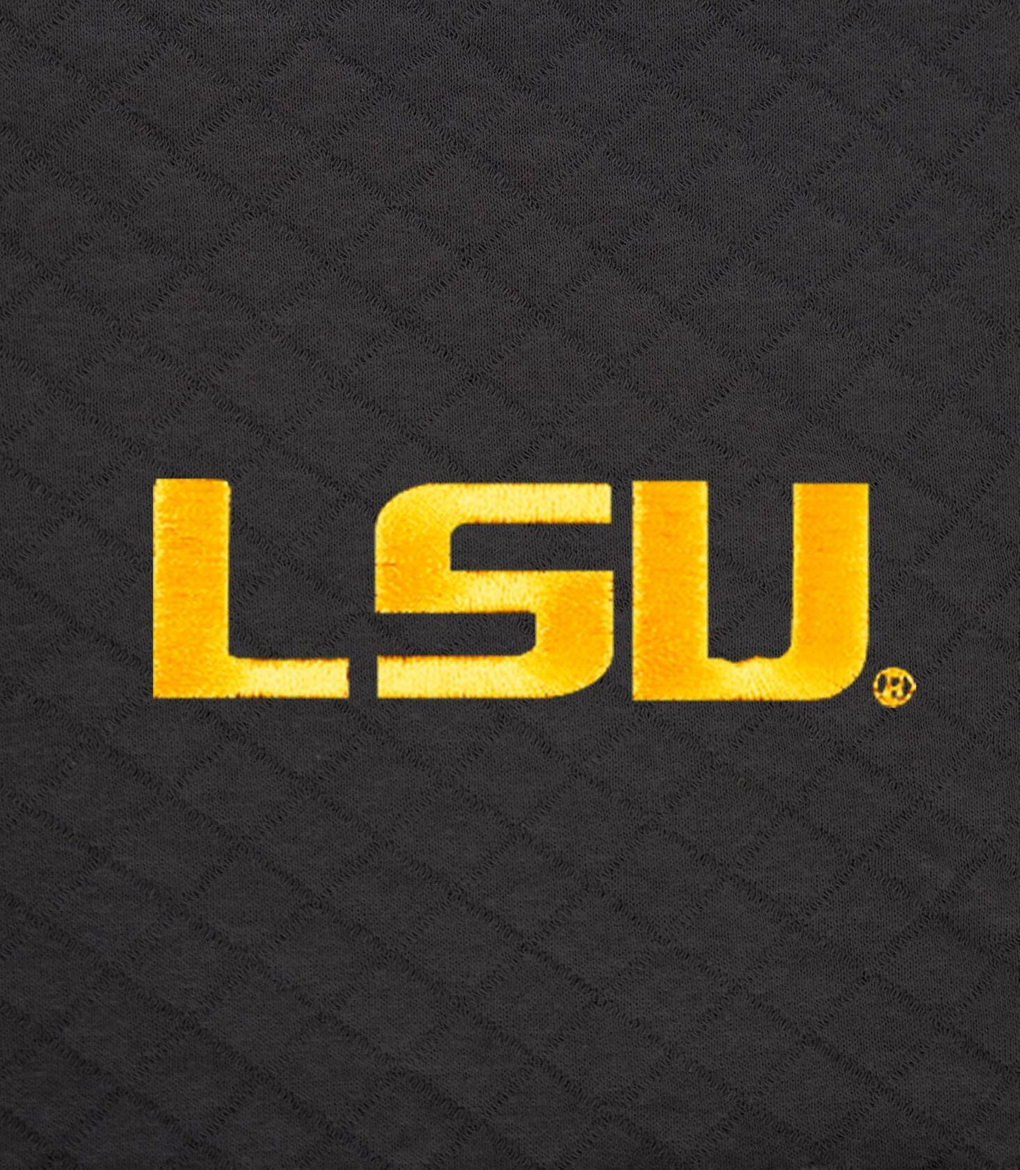 Vantage Apparel LSU Tigers Quilted Vest Full Zip Size S