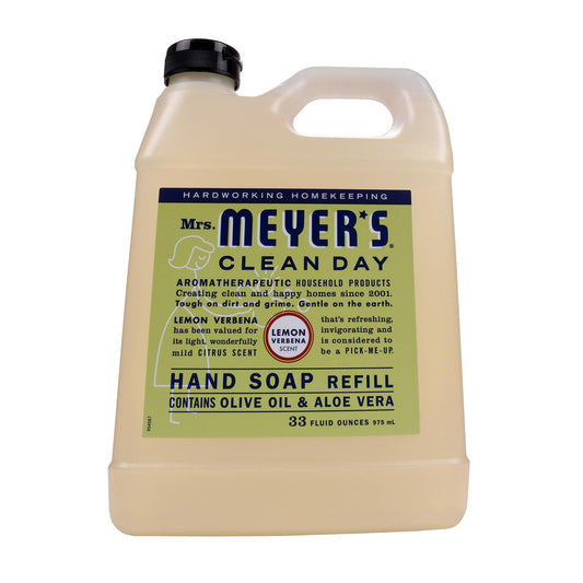 Mrs. Meyer's Clean Day Liquid Hand Soap Refill Lemon Verbena 33 Fl Oz