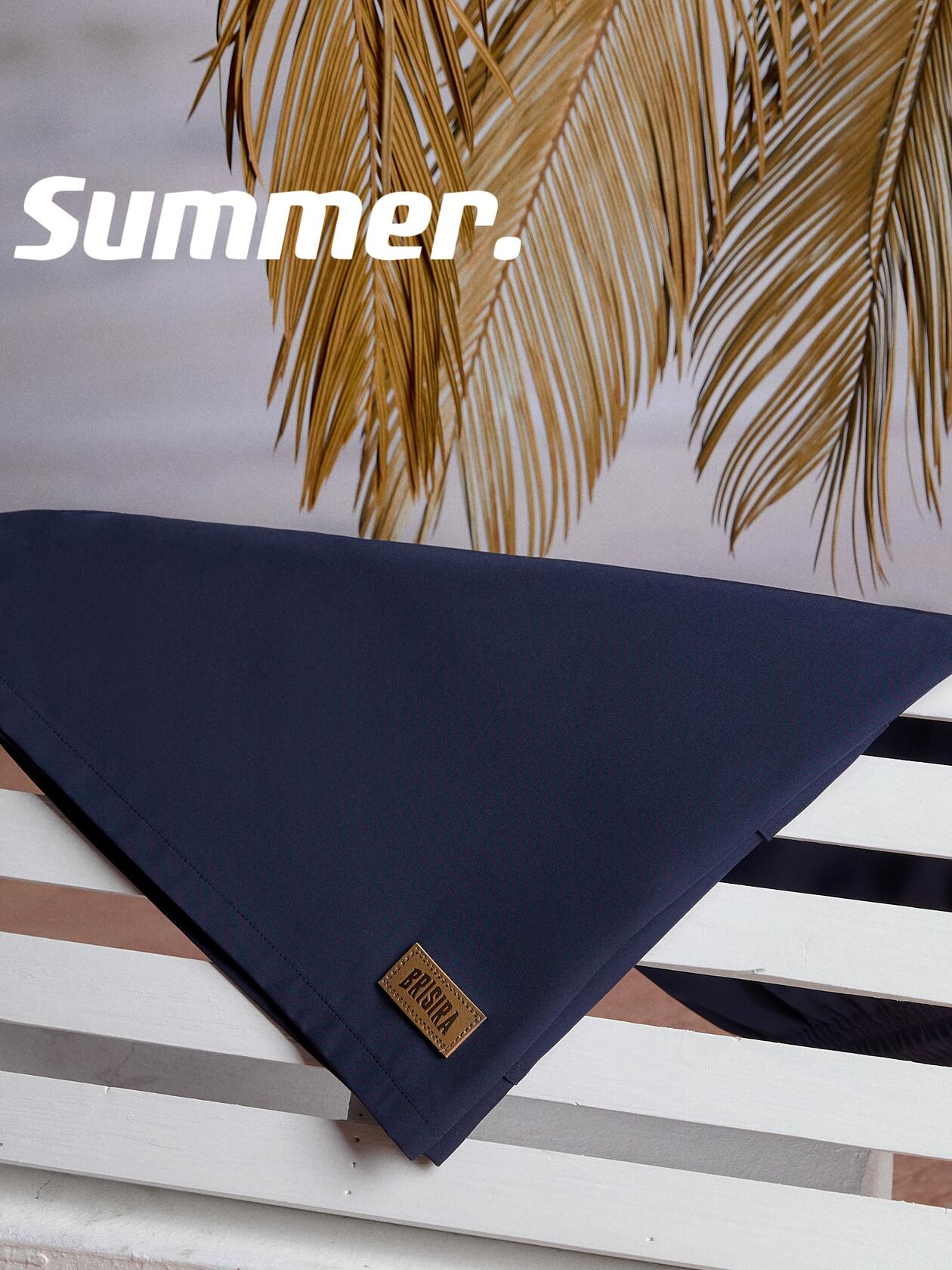 BRISIRA Mens Swim Trunks 9in Quick Dry Compression Liner Navy Size 44