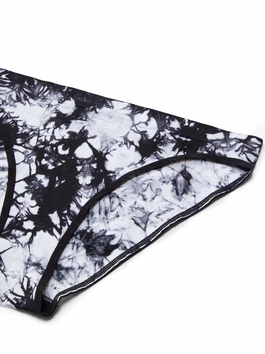 Happy Nation Girls Cool & Comfy Seamless Bikini Underwear Black Tie Dye Size L