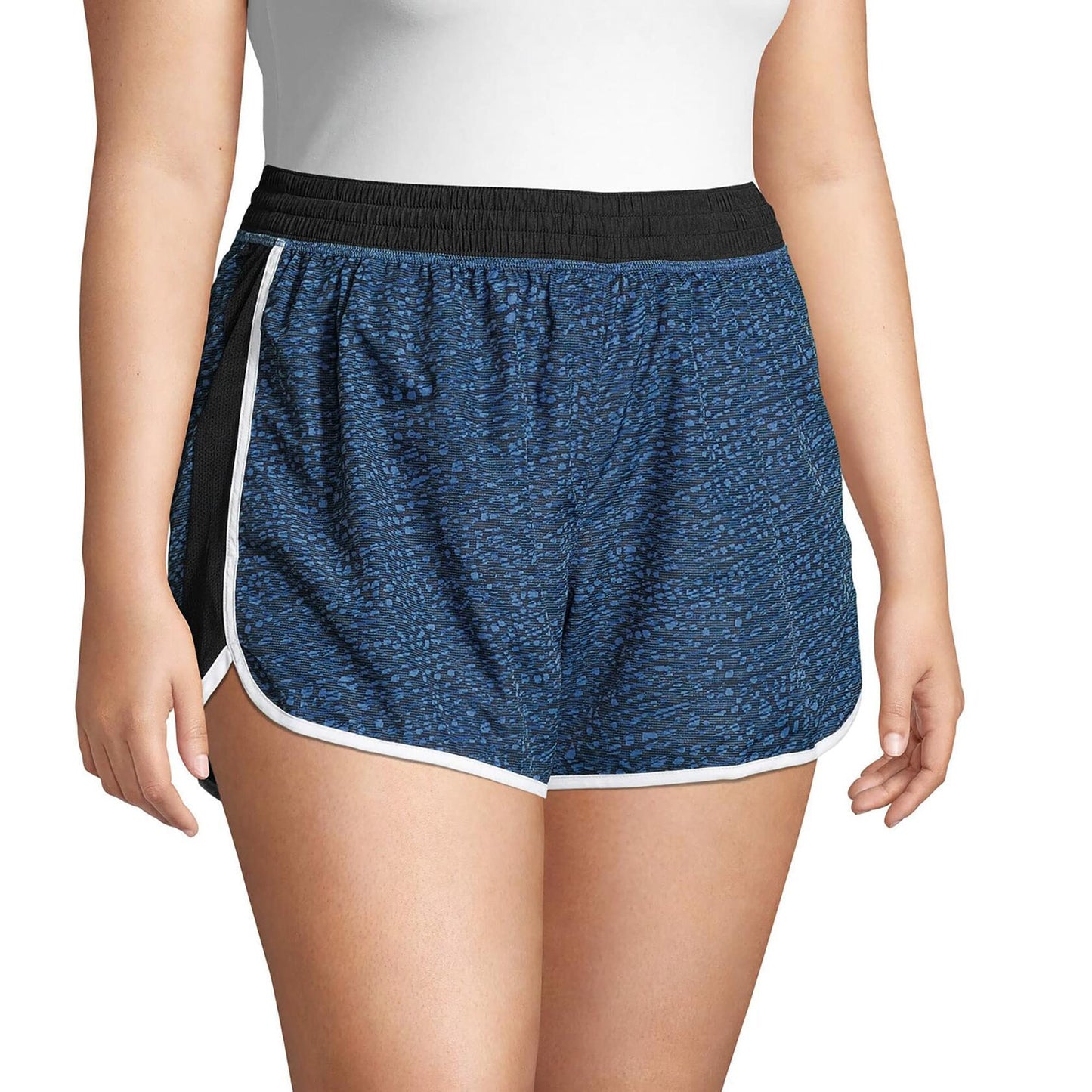 JUST MY SIZE Womens Active Woven Run Athletic Shorts Spot On Odyssey Size 3X