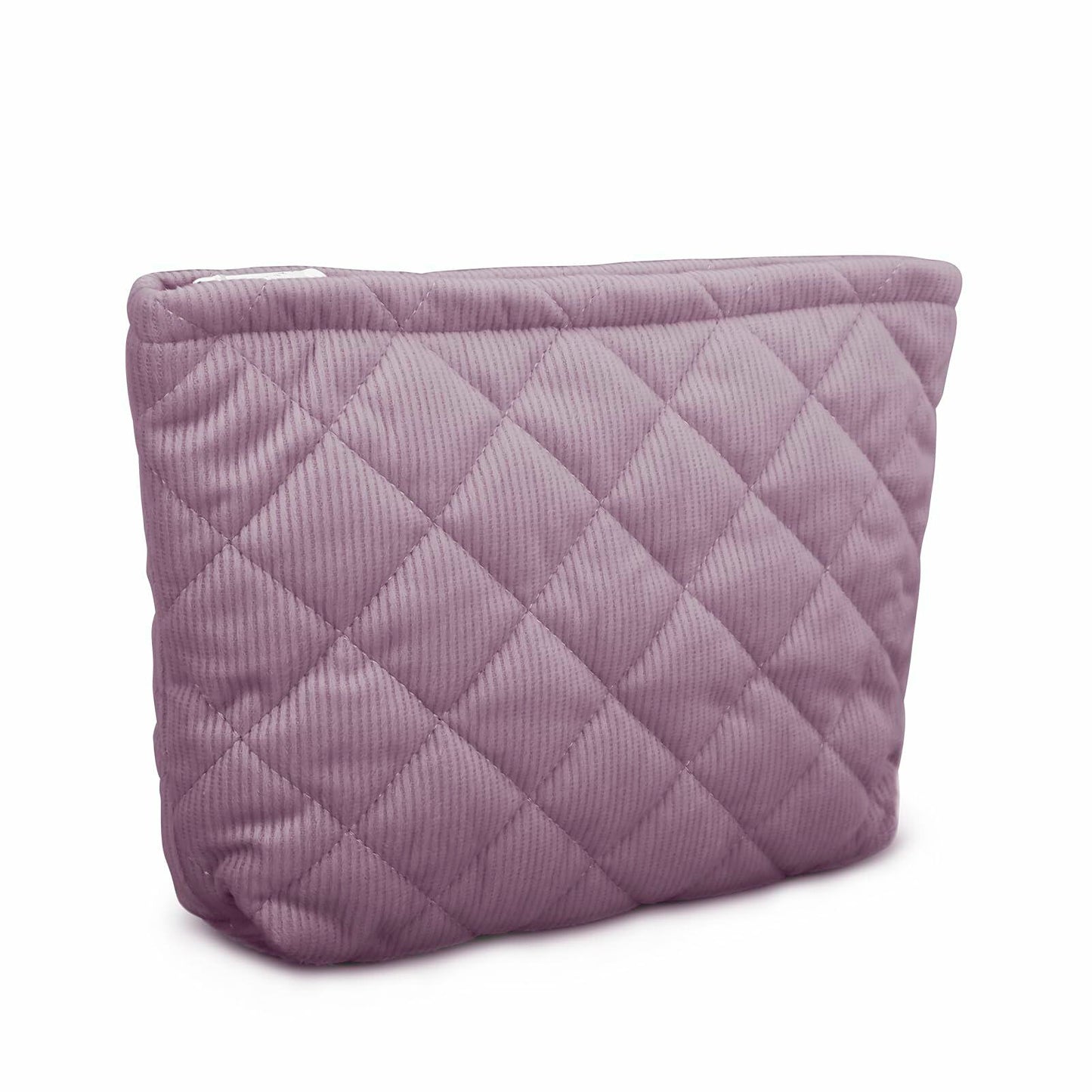 E-Tree Makeup Organizer Bag Soft-sided Zippered Pouch Purple