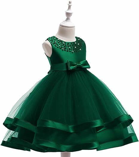 guchoo Girls Christmas Flower Dress Green Size 70 Special Occasion