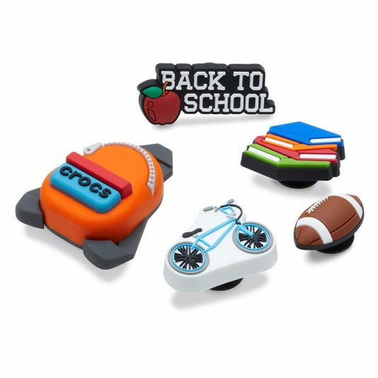 Crocs Jibbitz Sports & Interests Shoe Charms 5-Pack Colorful One Size