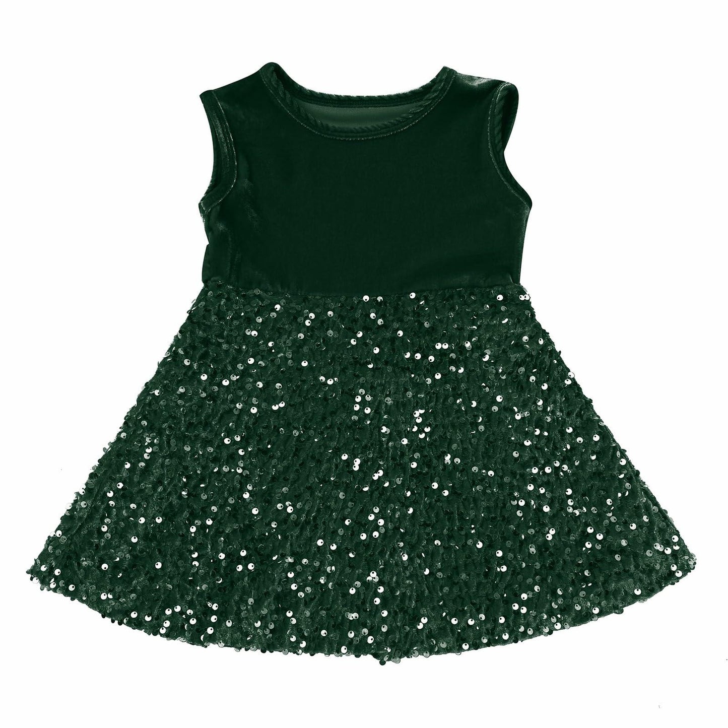 My First Christmas Baby Girl Velvet Dress Emerald Green 18-24 Months