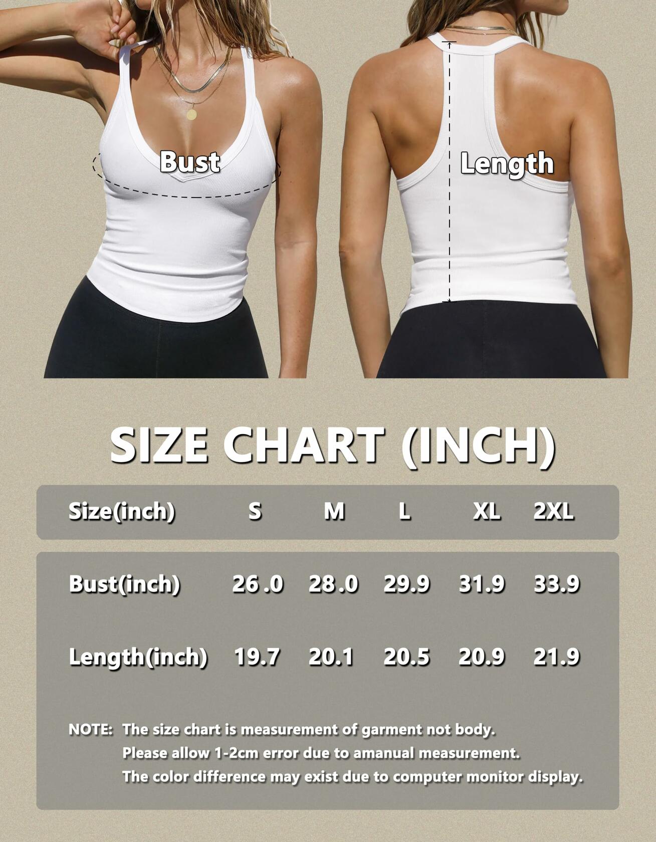 Jar of Love Women's Workout Tank Top Built-in Bra V Neck Heather Grey Size M