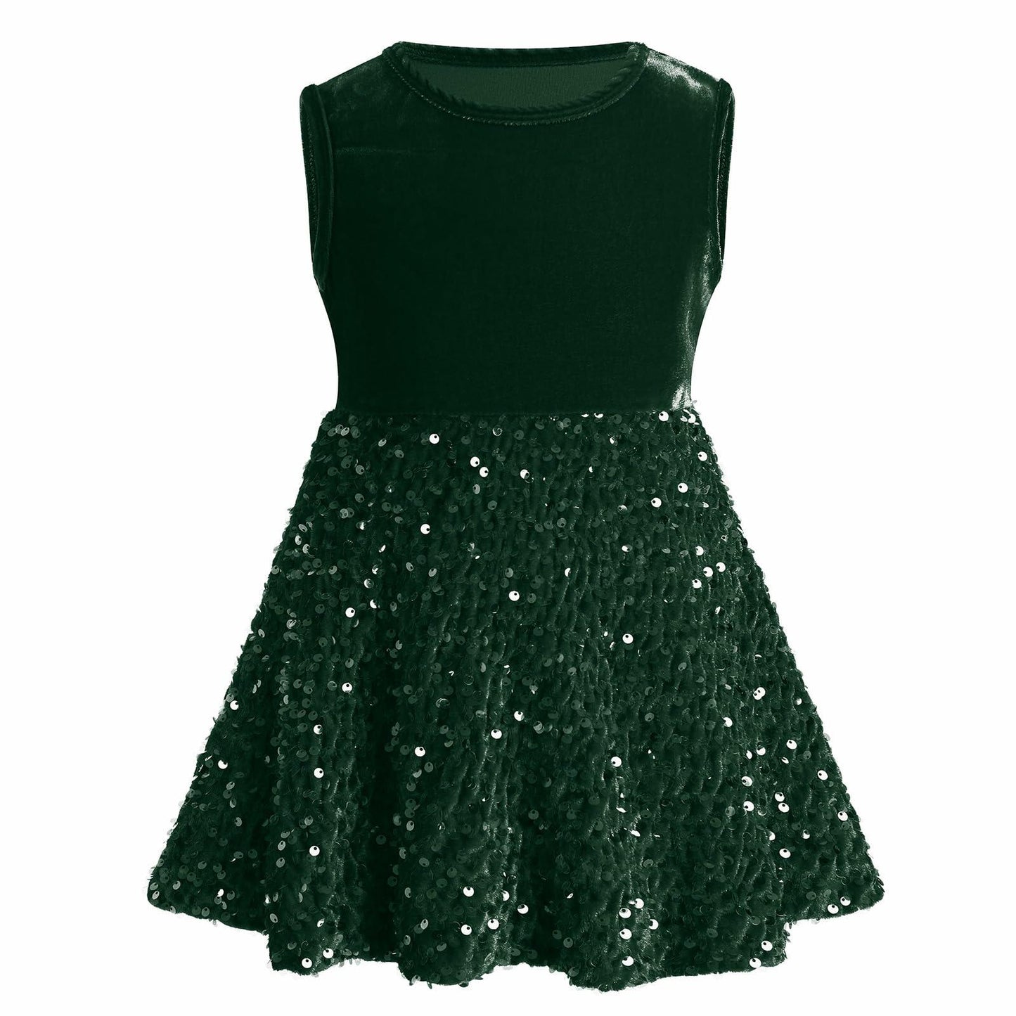 My First Christmas Baby Girl Velvet Dress Emerald Green 18-24 Months