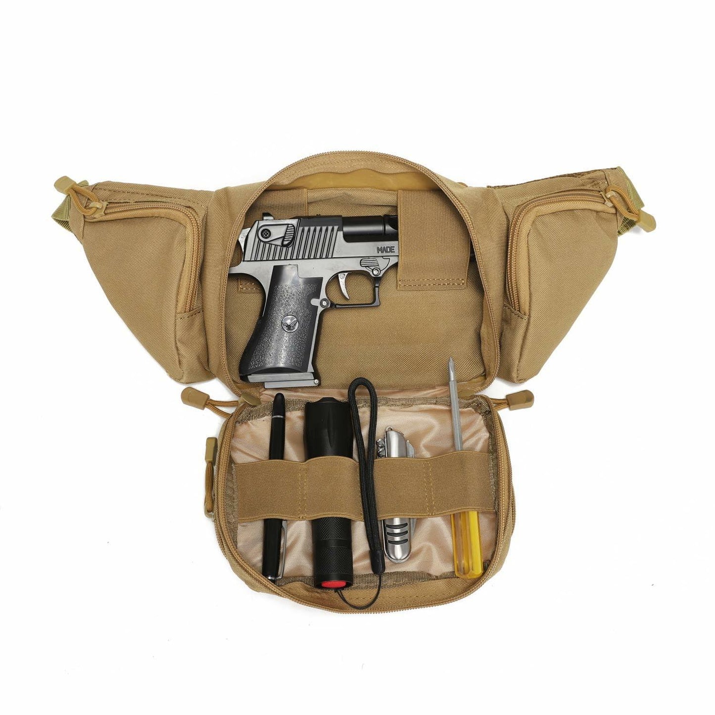 Gun Holster Fanny Pack Concealed Carry Pistol Pouch Waist Bag Black Camouflage