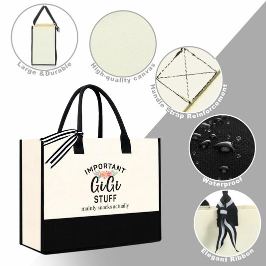 YUANHAO Gigi Gifts Large Tote Bag Shopping Grocery Utility Bag