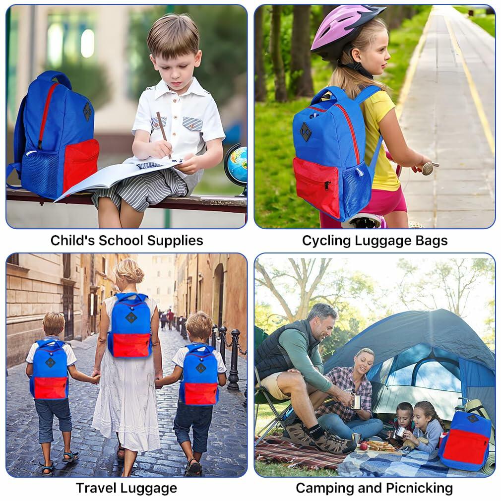 DGOOH Superhero Kids Backpack 16'' Cartoon School Bag Boys Girls