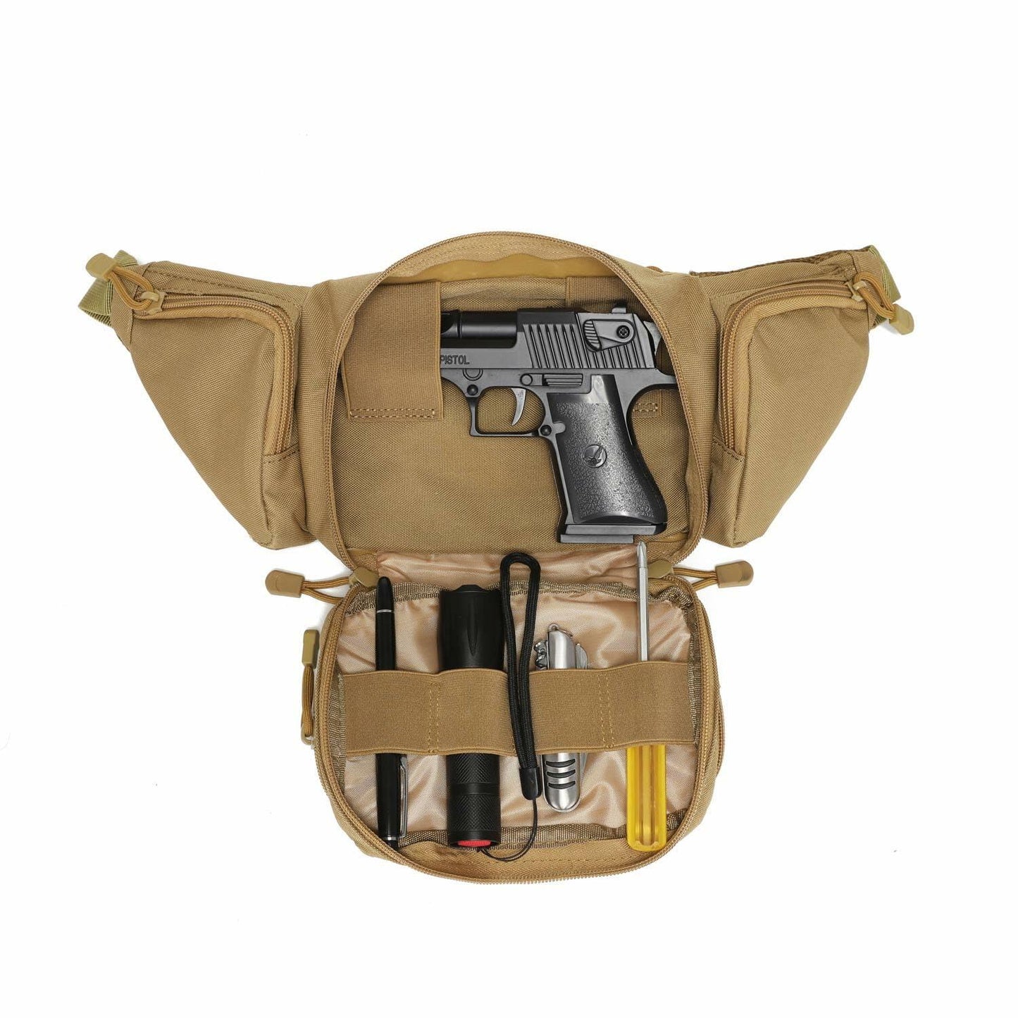 Gun Holster Fanny Pack Concealed Carry Pistol Pouch Waist Bag Black Camouflage