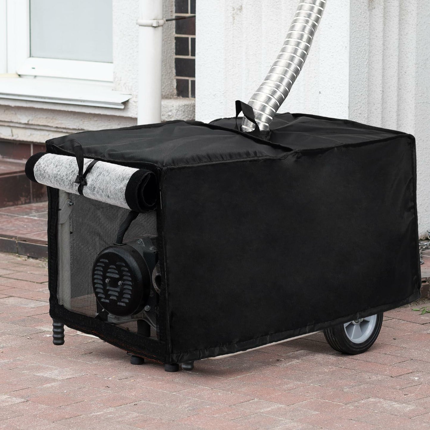 Outdoor Pool Heater Cover Waterproof Plush Lining 24x11x11in