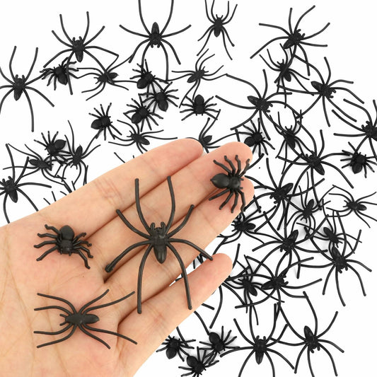 Fake Ants Halloween Mini 100Pcs Black Realistic Plastic Ants Prank Party