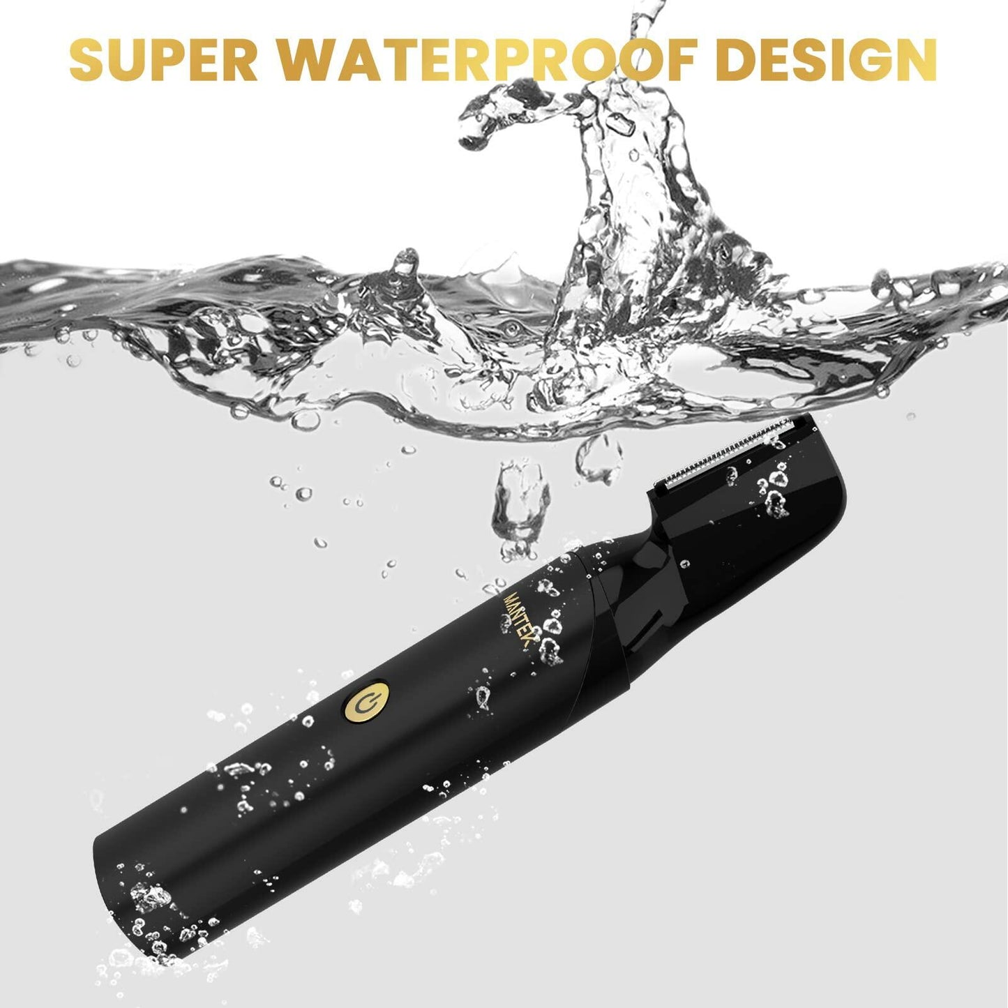 Body Trimmer for Men Electric Groomer with 2 Quick Change Trimmer Heads