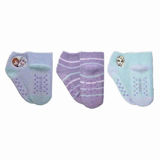 Disney Frozen 2 Stronger Together Quarter Socks Lavender 3PK Size 6/8